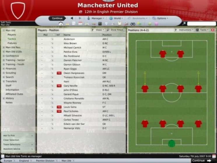 Soccer Manager 2008 teszt - 2. kép