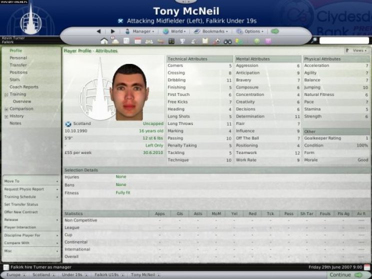 Soccer Manager 2008 teszt - 3. kép