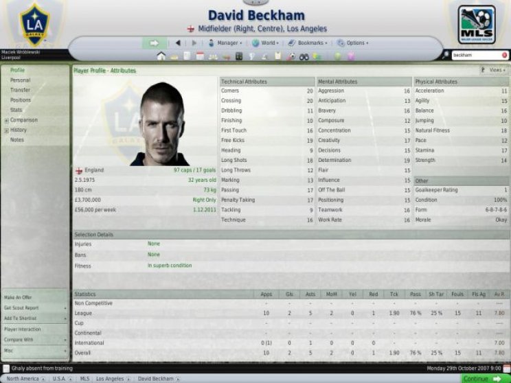 Soccer Manager 2008 teszt - 6. kép