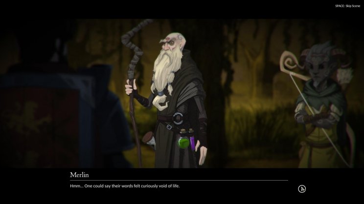 Most Merlin a narrátorra utal? Ennyit a negyedik falról.