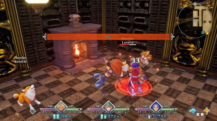 "Ha nincs mókás hajad, akkor nem lehetsz JRPG sztár"; apróbetűs részlet.