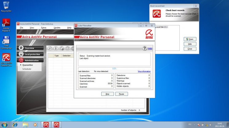 Ingyenes antivírus szoftverek Windows-ra  - 6. kép