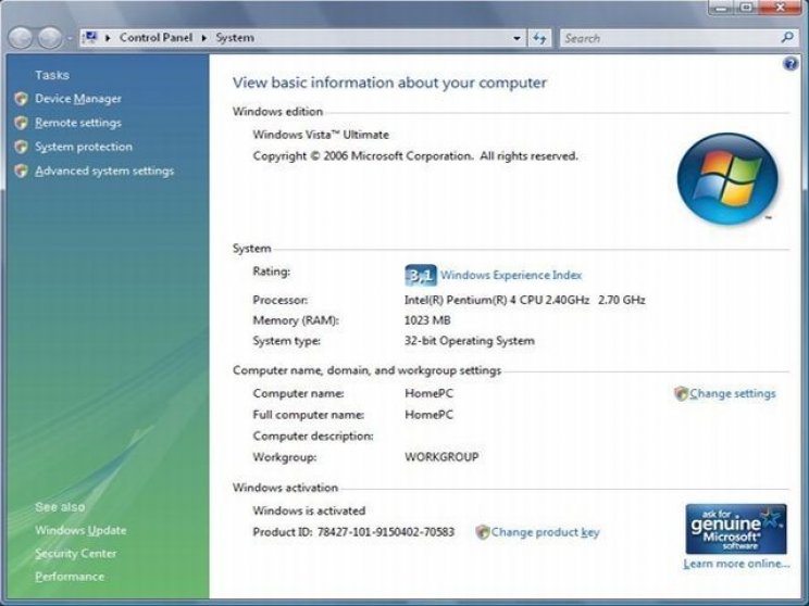 Mit tud a Vista Service Pack? - 2. kép