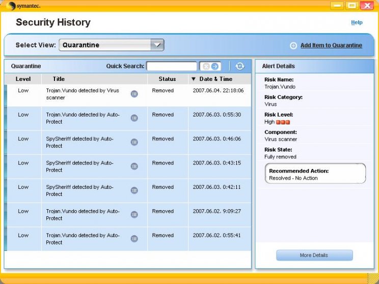 Norton Internet Security 2007 - 3. kép