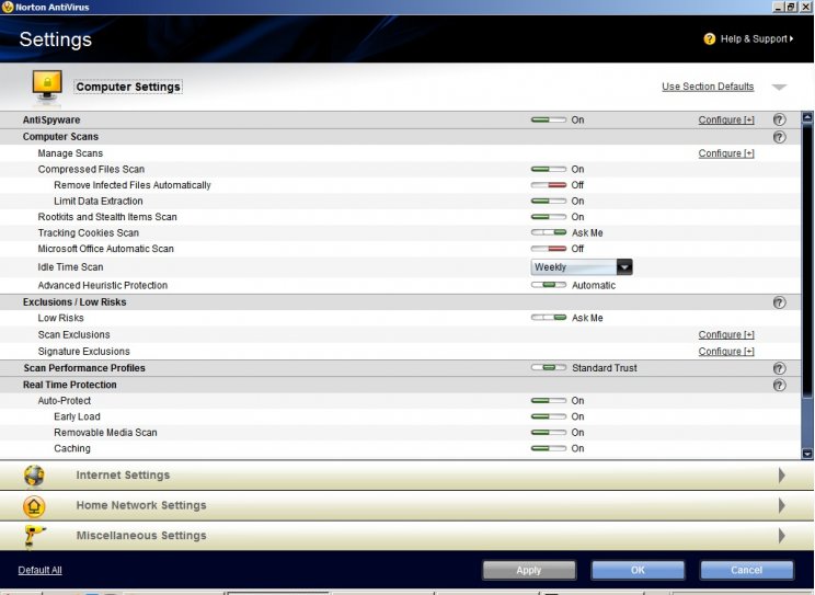 Norton Internet Security 2009 - 2. kép