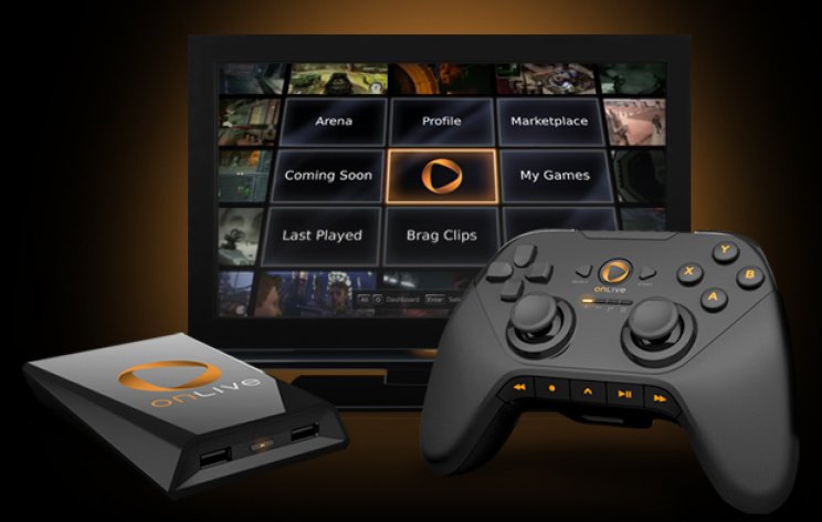 A TV-kre szabott OnLive Game System.