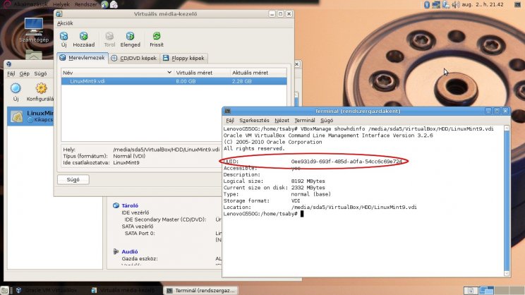 VirtualBox 2. rész - 3. kép