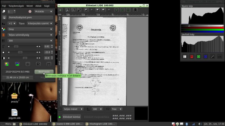 Digitalizálás és karakterfelismerés Linuxon - 3. kép
