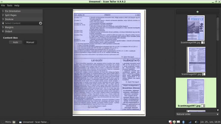 Digitalizálás és karakterfelismerés Linuxon - 4. kép