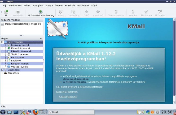 Levelezőkliensek Linux alatt - 5. kép