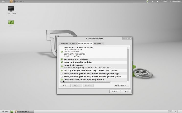 Linux Mint 12 - 5. kép
