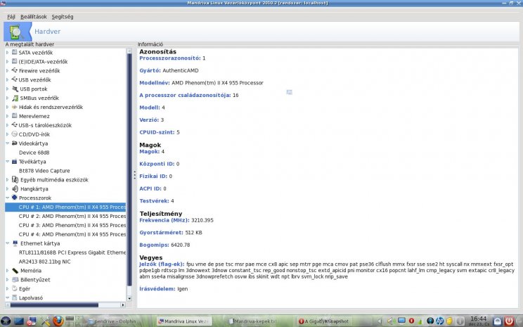 Mandriva Linux 2010.2 - teszt és konfigurálás - 4. kép