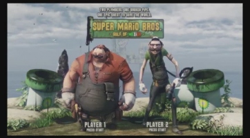 A Super Mario Bros. karakterválasztó képernyőjének egy felettébb morbid újragondolása