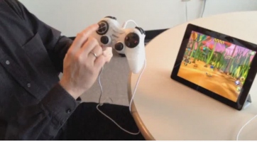 Íme a 60beat gamepad-je iOS készülékekhez