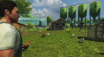 Launch trailer-en a Farming Simulator konzolos verziója