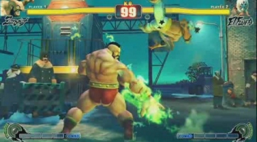 Street Fighter 4: Zangief vs El Fuerte gameplay videó