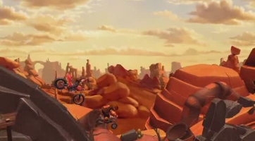 Trials Frontier - Motoros akrobatika mobilon