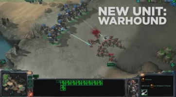 Videón a StarCraft II: Heart of the Swarm új egységei