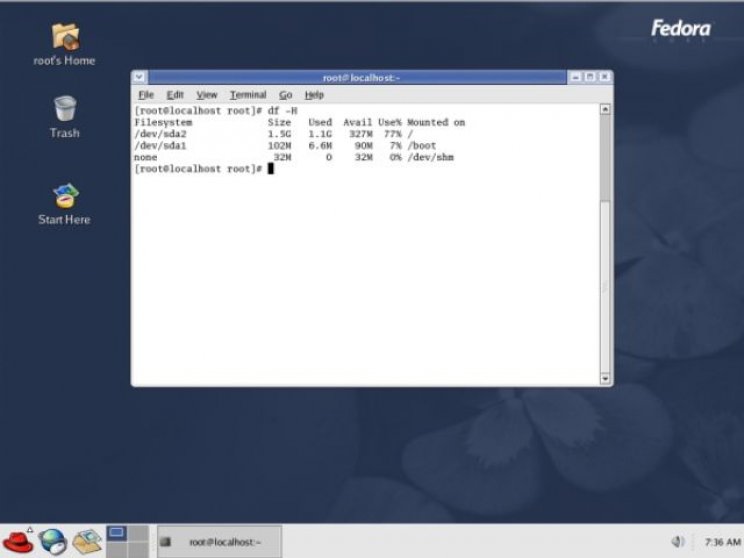Fedora Core 3 - 5. kép