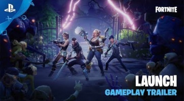 A megjelenés alkalmából gameplay trailert kapott a Fortnite