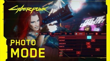 Traileren a Cyberpunk 2077 fotó módja