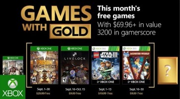 Prison Architect és LEGO Star Wars 3 a Games With Gold szeptemberi ingyenes játékai között