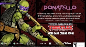 Teenage Mutant Ninja Turtles: Mutants in Manhattan - bemutatkozik a négy teknőc (trailer)