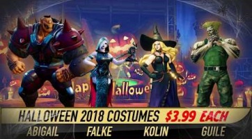Vagány halloweeni kosztümökkel és Darkstalkers DLC-vel gyarapodik a Street Fighter V