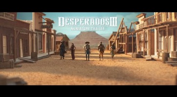 A társasjátékokat idéző miniatűrökkel készült el a legfrissebb Desperados III trailer