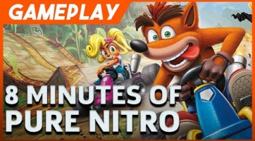 Embertelen mennyiségű Crash Team Racing: Nitro-Fueled gameplay jött