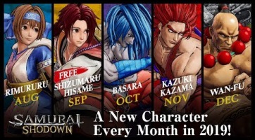 Újabb DLC karakterek csatlakoznak a Samurai Shodown-hoz