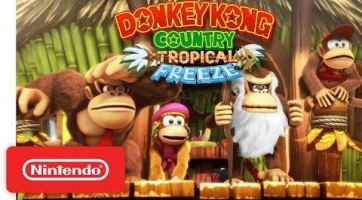 Gameplay trailert kapott a Nintendo Switch-re tartó Donkey Kong Country: Tropical Freeze