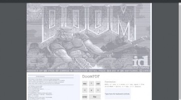 A Doom egy PDF fájlban is elfut