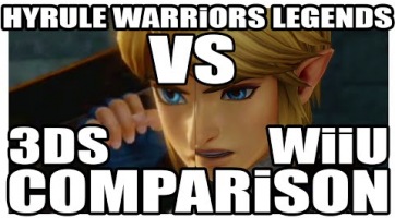 Először hasonlíthatjuk össze a Hyrule Warriorst 3DS-en és Wii U-n