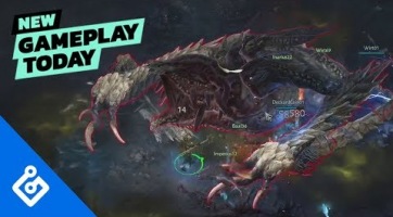 Videón láthatjuk a Diablo IV egyik World Boss harcát