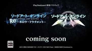 PlayStation 4-re és egyúttal nyugatra is ellátogat két Sword Art Online játék