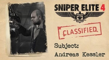 Ismerkedj meg a Sniper Elite 4 egyik célpontjával, Andreas Kesslerrel