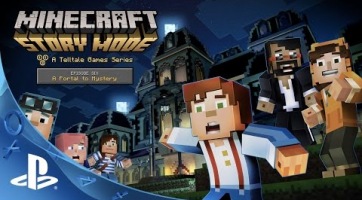 Itt a Minecraft: Story Mode - Episode 6 - A Portal to Mystery launch trailer