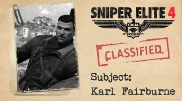 Karl Fairburne mutatkozik meg a Sniper Elite 4 legújabb trailerén