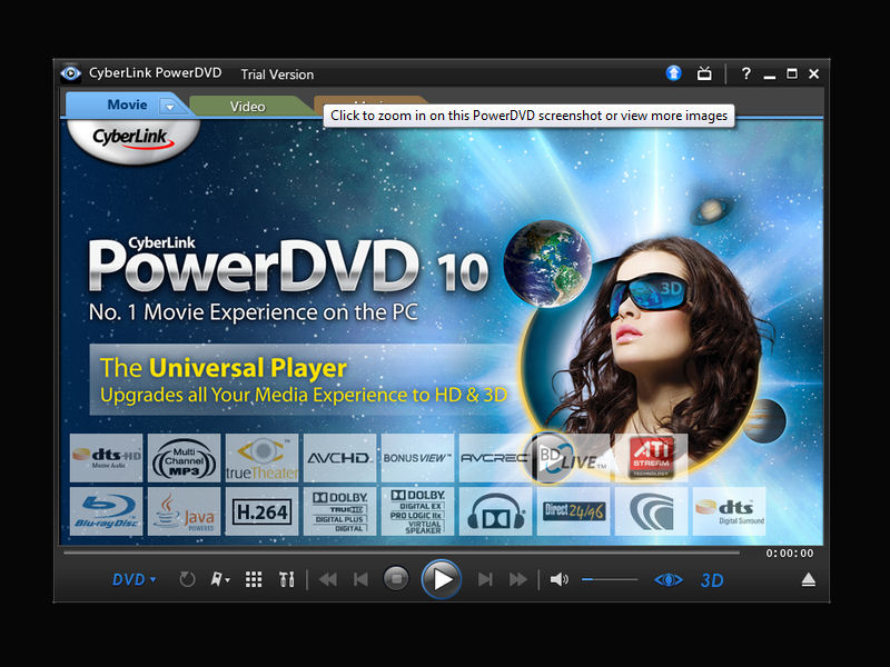 Позволяющий осуществлять интерактивный просмотр дисков DVD-Video и