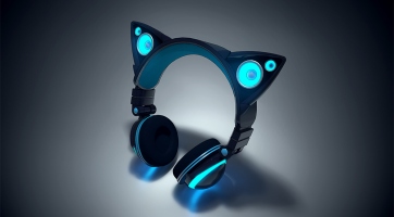 Cat ear headphone azta büdös