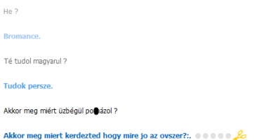 Cleverbot: ürülék,angol,óvszer és cicapörkölt 