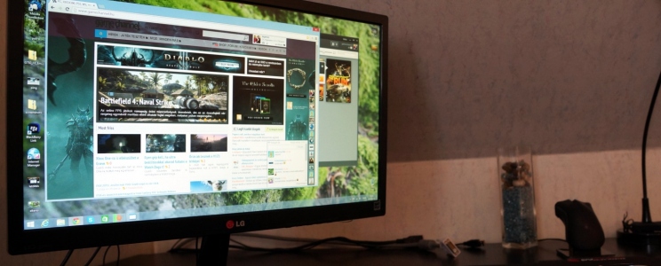LG LED 22M45 monitor teszt