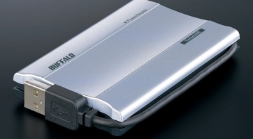 100 GB-os Buffalo külső SSD meghajtó