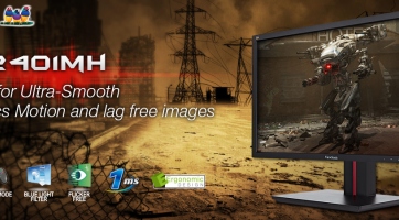 24 hüvelykes gamer monitort mutatott be a ViewSonic