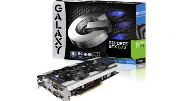 4 GB-os GeForce GTX 670 a Galaxy kínálatban