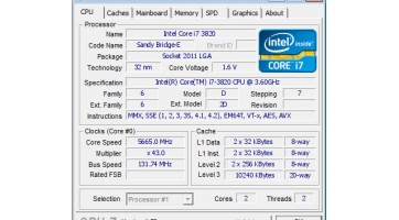 5,6 GHz felett az Intel Core i7-3820-as CPU