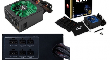 700 és 1000 wattos 80 Plus Gold tápokat mutatott be a Club 3D