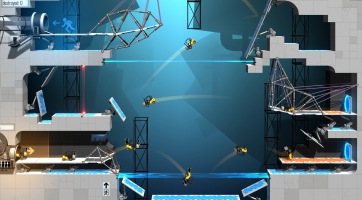 A Bridge Constructor Portal-ban is Ellen McLain adja majd GLaDOS hangját