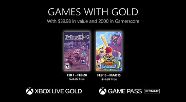A februári Games with Gold játékokkal sem erőltette meg magát a Microsoft